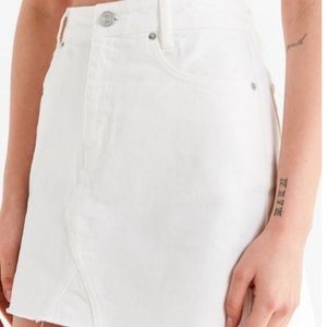 Urban Outfitters BDG White Denim Skirt